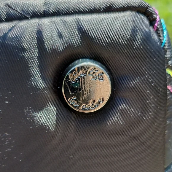 Lug Black Skyliner Tote with Rainbow Stitching - Picture 8 of 8